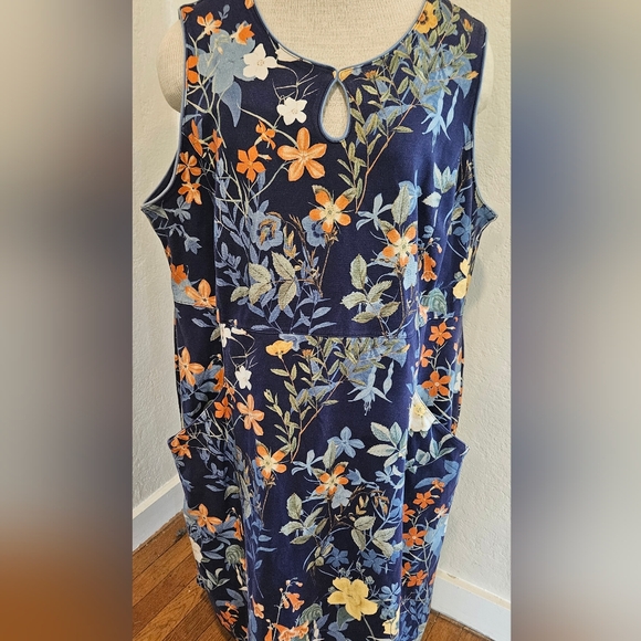 Lands' End Dresses & Skirts - Lands' End Ponte Knit Sleeveless Sheath Dress 22W